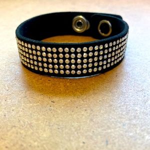 Swarovski Crystal Suede Band Bracelet